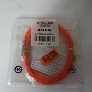 Belkin LWL Patchkabel 50µ Patchkabel Duplex SC/Stecker - LC/Stecker 3.0 m