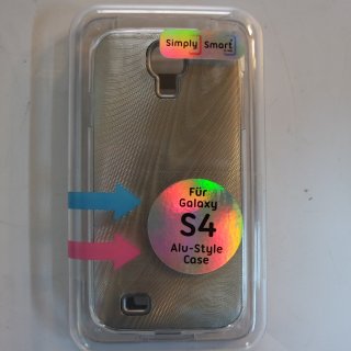 Simply Smart Alu-Style Case Silber f&uuml;r Galaxy S4