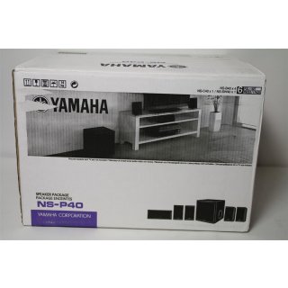 YAMAHA NS-P40 Lautsprechersystem (5.1 Kanal, Schwarz)