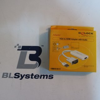 Delock Video- / Audio-Adapter - HDMI / VGA / USB - USB, DB-15 (M) bis HDMI, 19-polig (W)