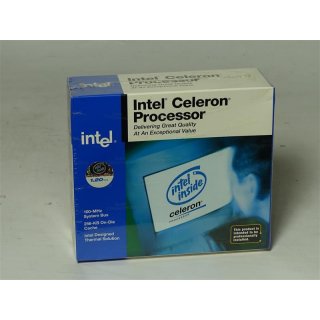 Intel Celeron Processor 1.20 GHz, 256K Cache, 100 MHz FSB BX80530F1200256SL68P