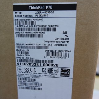 Lenovo ThinkPad P70 20ER - 43,9 cm (17,3") Notebook - Core i7 Mobile 2,7 GHz