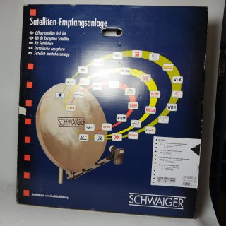 Schwaiger SAT2590HD Satellitenanlage (72 cm + Twin LNB + Receiver)