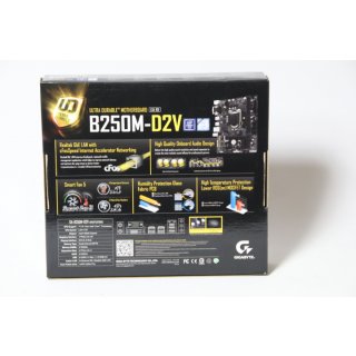 Gigabyte B250M-D2V Intel B250 Mainboard - Sockel 1151 - Mainboard - Intel Sockel 1151 (Core i)