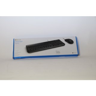 Microsoft Wired Desktop 600 - DE USB QWERTZ Schwarz Tastatur