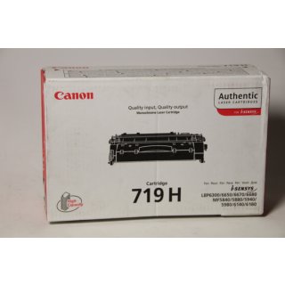 CanonTonerpatrone 719H schwarz PRJ LBP6xxx/MF5xxx für ca. 6.400 Seiten
