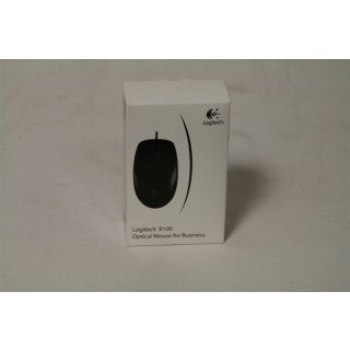 Logitech B100 - optische Maus - schwarz