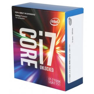 Intel Core ® ™ i7-7700K Processor (8M Cache, up to 4.50 GHz) 4.2GHz 8MB