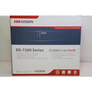 Hikvision Digital Technology DS-7216HQHI-K2, H.264,H.264+,H.265,H.265+, 25 fps