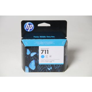 HP 711 3er-Pack Cyan DesignJet Tintenpatronen - 29 ml  09/2015