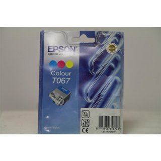 Epson T067 - Druckerpatrone - 1 x Farbe (Cyan, Magenta, Gelb) 04/2014
