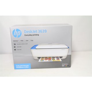 HP DeskJet 3639 4800 x 1200DPI Thermal Inkjet A4 8.5Seiten pro Minute WLAN