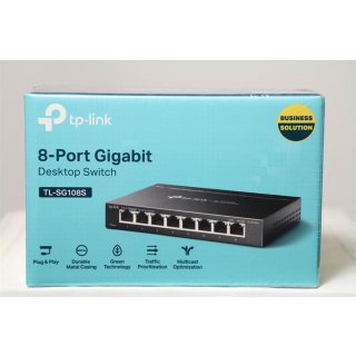 TP-LINK TL-SG108S - Switch - 8 x 10/100/1000