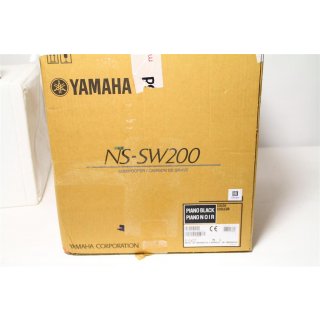 Yamaha NS-SW200 130 W Aktiver Subwoofer Schwarz