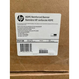 HP HDPE Reinforced Banner 180 g/m2 1372 mm x 45.7 m