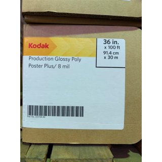 Kodak Production Glossy Poly Poster Plus / 8mil, 91,4cm x 30m (36"x100ft)