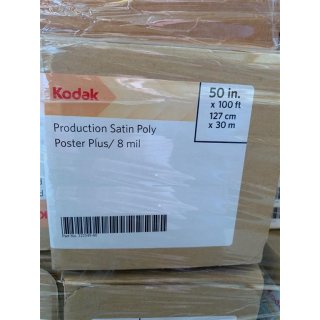 Kodak Production Poly Poster Plus Satin Inkjet Film 127 cm x 30 m  (50" x 100 Roll)