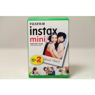 Fujifilm Instax Mini Instant Film, Weiß, Doppelpackung
