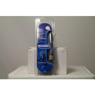 Bandridge Digital-Audio-Kabel RCA male - RCA male 1.00 m Blau
