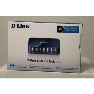 D-Link DUB H7 - Hub - 7 x USB 2.0 - Desktop
