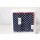 Passigatti Tuch Blau mit weißen Punkten und Roten Streifen  Größe 53/53 col.61