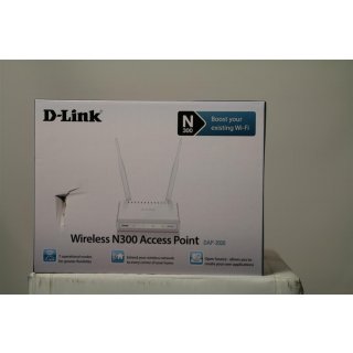 D-Link DAP-2020 WLAN Access Point 300 Mbit/s Weiß