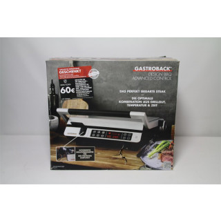 GASTROBACK 42539 Design BBQ Advanced Control, Kontaktgrill, 2000 Watt
