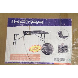 iKayaa 180cm faltbarer Camping Picknick-Tisch