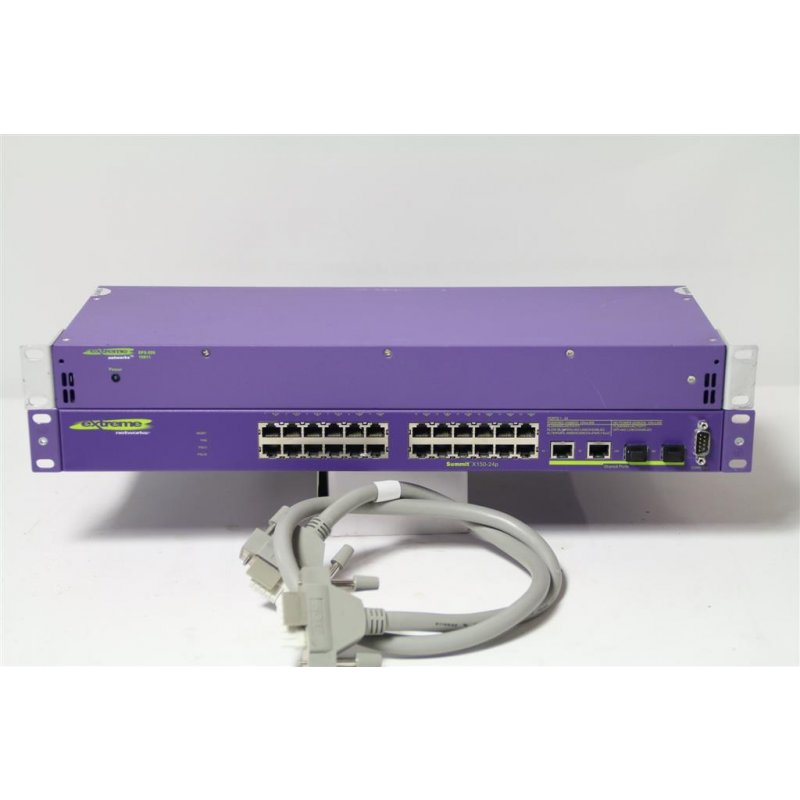 Extreme Networks Summit X150-24P + EXTREME Networks EPS-500 Model 109