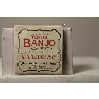 DAddario J63 , Nickel / Tenor Banjo