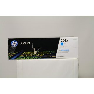 HP  201X Cyan   LaserJet Tonerkartusche mit hoher Reichweite