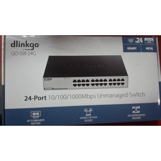 D-Link GO-SW-24G - Switch - unmanaged - 24 x 10/100/1000