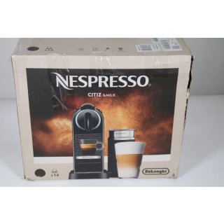DeLonghi Nespresso CitiZ EN 267.BAE - Kaffeemaschine mit Cappuccinatore - 19 bar - Schwarz