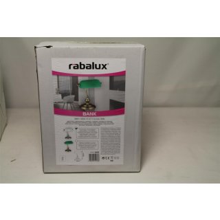 Rabalux 4038 - Tischlampe BANK Lamps 1xE27/60W/230V