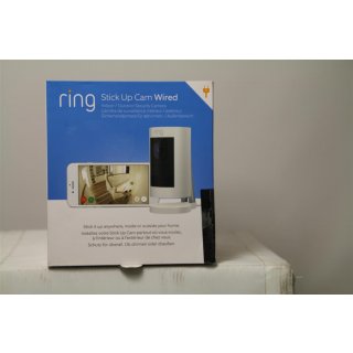 Ring Stick Up Cam Wired Überwachungskamera weiß
