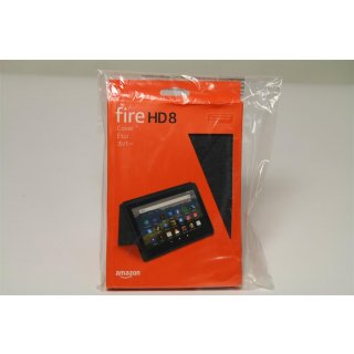Hülle für Fire HD 8-Tablet | Kompatibel mit der 10. Generation (2020), Kohlenschwarz