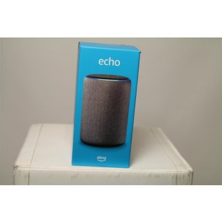 Amazon Echo (3. Gen.) Intelligenter Lautsprecher mit Alexa, Anthrazit Stoff