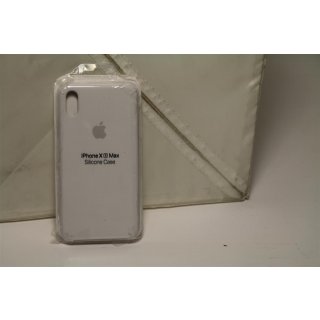 Apple iPhone XS Max - (Schutz-)hülle - Smartphone Silicone Case - White