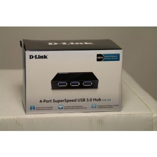 D-Link DUB 1340 - Hub - 4 x SuperSpeed USB 3.0
