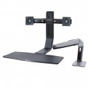 Ergotron WorkFit-A Dual with Worksurface+ Standing Desk -...