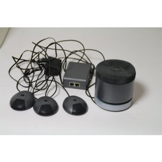 Duophon AW901 Konferenzsystem Anthrazit mit 3 Mikrofonen