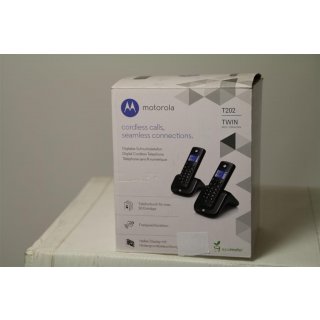 Motorola Mobility T202 Schnurlostelefon - Schwarz