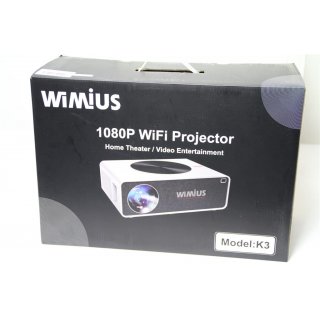 Wimius 1080P WiFi Projektor Model:K3