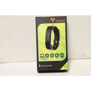 YAMAY Fitness Tracker Gray Blue ,Smartwatch Wasserdicht IP68 Fitness Armband mit Pulsmesser 0,96 Zoll Farbbildschirm Aktivitätstracker Pulsuhren Schrittzähler Uhr Smart Watch