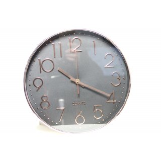 Lenrus 30.5 cm Wall Clock, Modern Quartz Silent Wall Clock with Arabic Numerals, No Ticking
