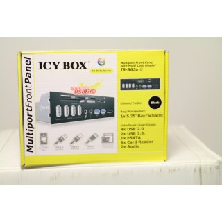 ICY BOX ICY BOX IB-863A-B - Kartenleser - 13,3 cm (5,25 Zoll)