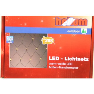 Hellum Lichternetz Außen 208 LED (L x B) 3 m x 3 m Lichterkette