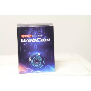 ZILNK Webcam mit Mikrofon, 1080P USB Kamera für PC oder Laptop, Plug und Play