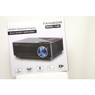FANGOR WiFi Projektor Full HD Projektor 1080P Native