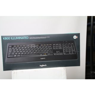 Logitech Wireless Illuminated Keyboard K800 - Tastatur
